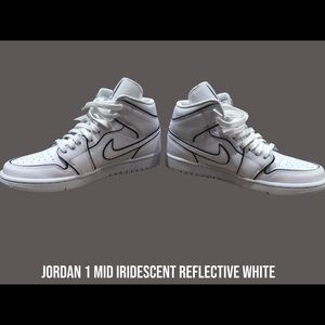 COPY - BRAND NEW WOMENS JORDAN 1 MID IRIDESCENT